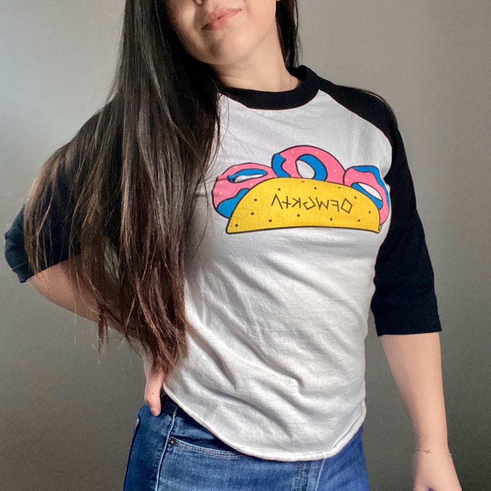 Odd Future Donut Taco Baseball Tee - [Deadstock] OFWGKTA